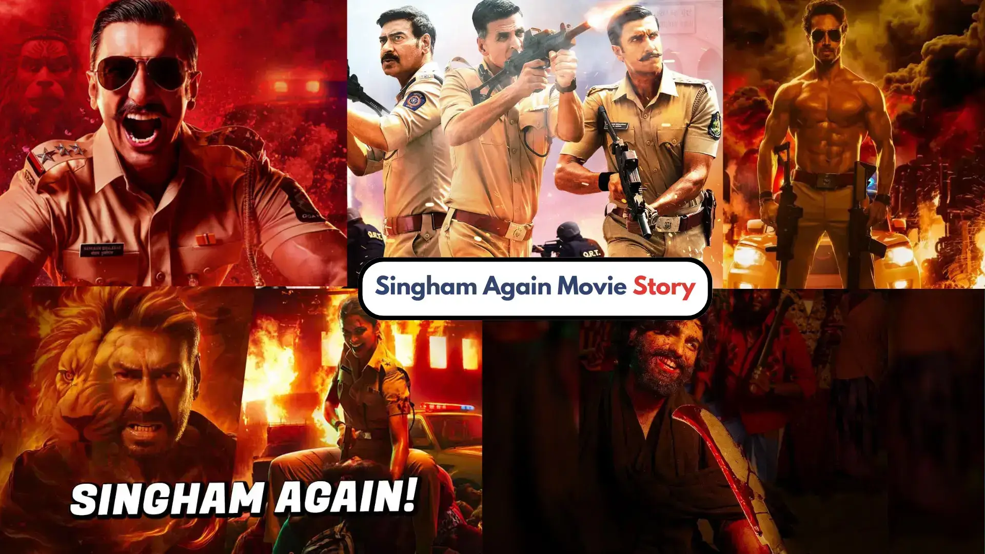 Singham Again Movie Review (2024) | Release Date, Story, Trailer, Cast, Budget, Collection & Other Details.